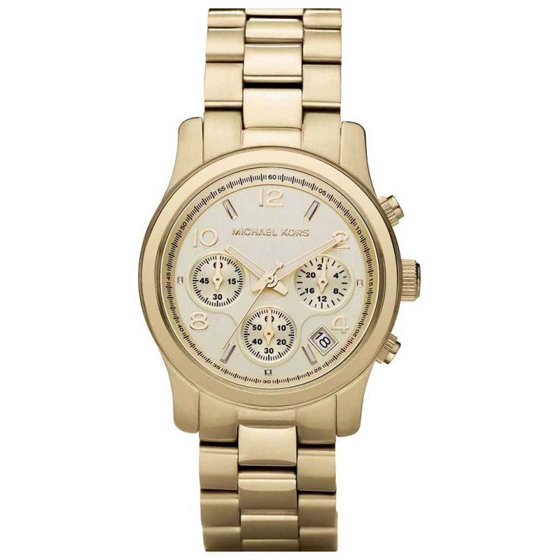 Michael Kors Ladies Runway Gold Watch - MK5055